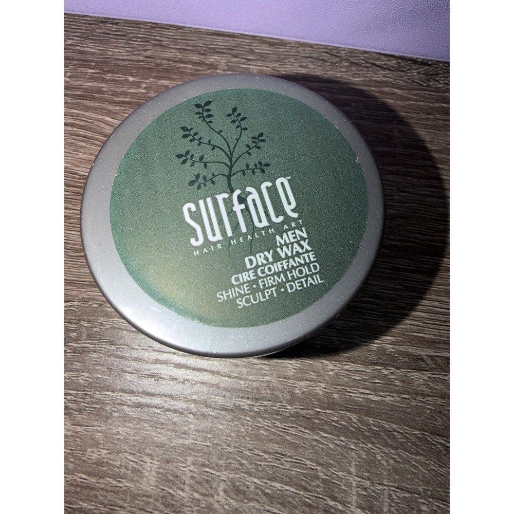 Surface Men Dry Wax Hair Health Firm Hold Shine Sculpt Detail hair care